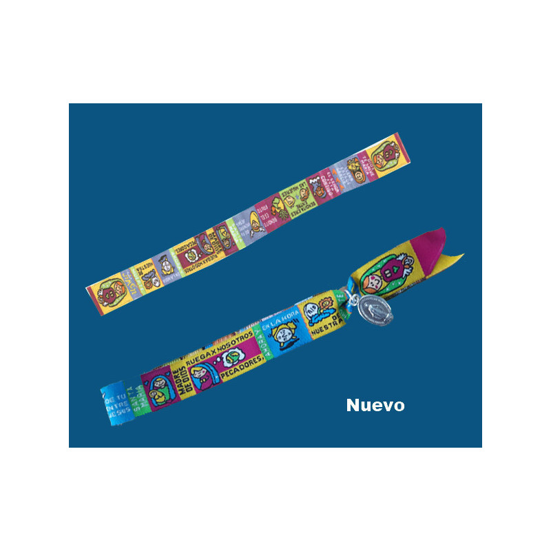 [77777] Mod.754 Pulsera Ave María con medalla Milagrosa