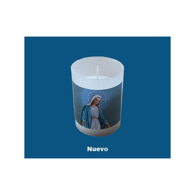 [77777] Mod.751 Vela pequeña Virgen Milagrosa