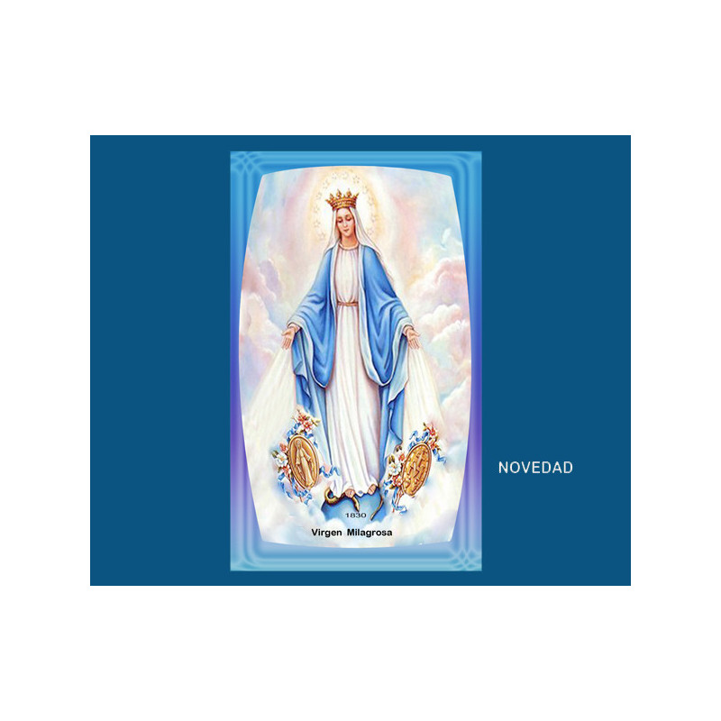 [77777] Mod.748 Lamina adhesiva V. Milagrosa.(10cmx6cm)