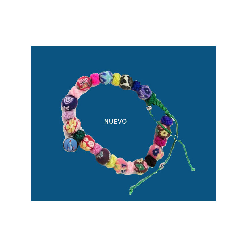 [77777] Mod.742 Pulsera colores juvenil V. Milagrosa