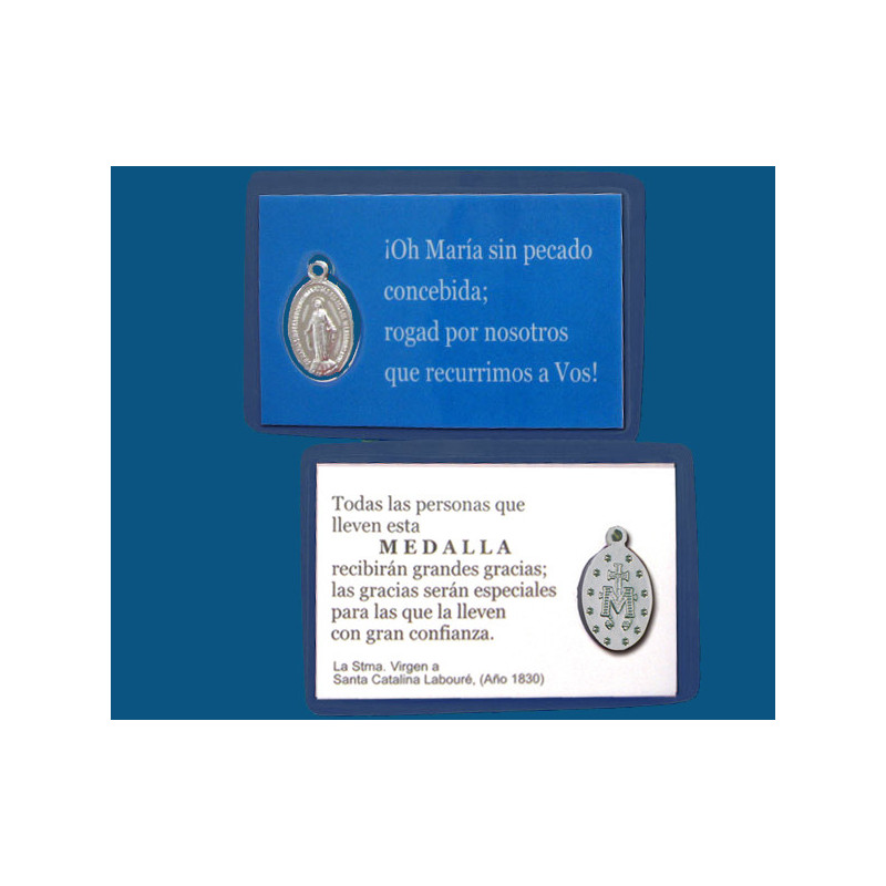 [77777] Mod.707 Medalla plastificada de cartera aluminio