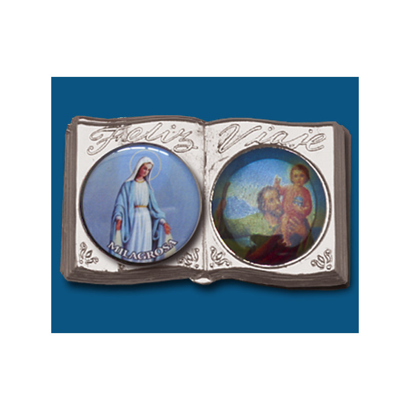 Mod.701 Placa coche rectangular Milagrosa-S. Cristóbal