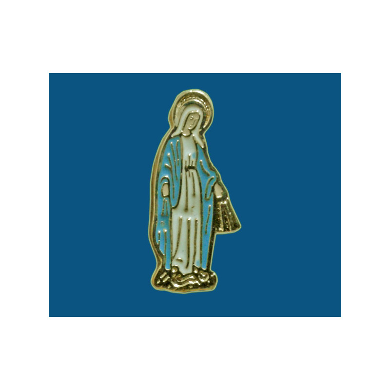 [77777] Mod.123 Pin Silueta Oro V. Milagrosa Esmaltado