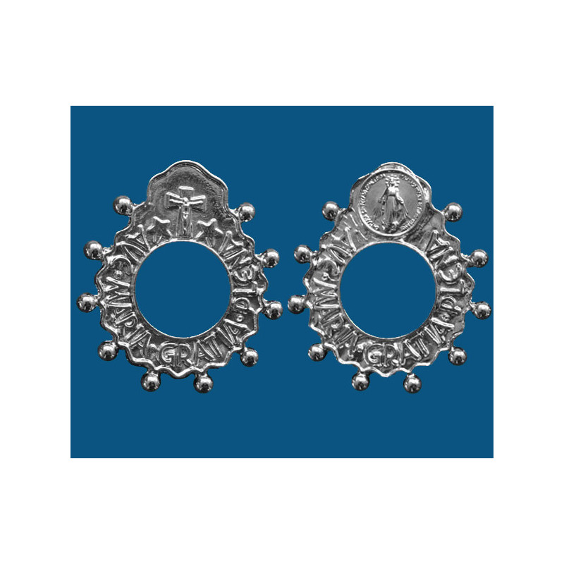 [77777] Mod.530 Rosario de dedo en níquel V. Milagrosa.(40mm)