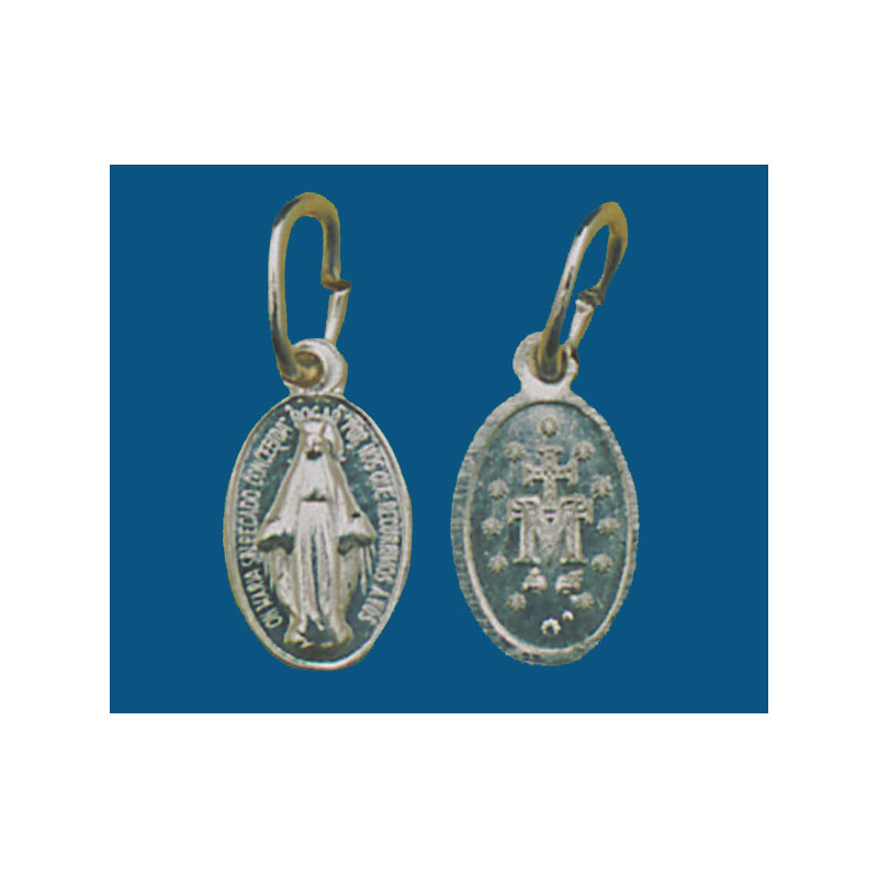 Medalla pequeña latón con baño de plata. Bolsa de 1000 uds.(11mm) Mod.18