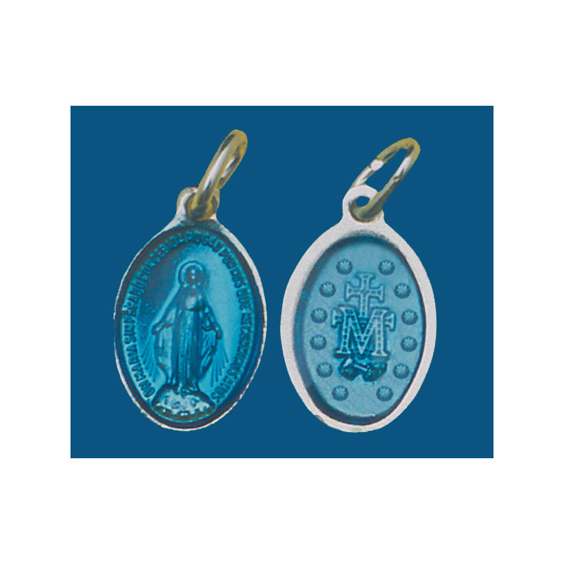 [77777] Medalla pequeña de aluminio en blanco esmaltada a dos caras. Bolsa de 1000 uds.(15mm) Mod.12